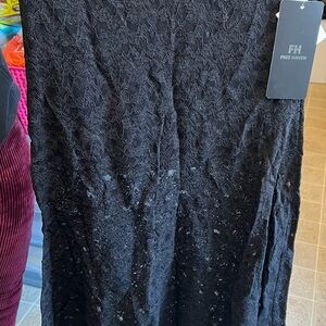 Black High Low Skirt